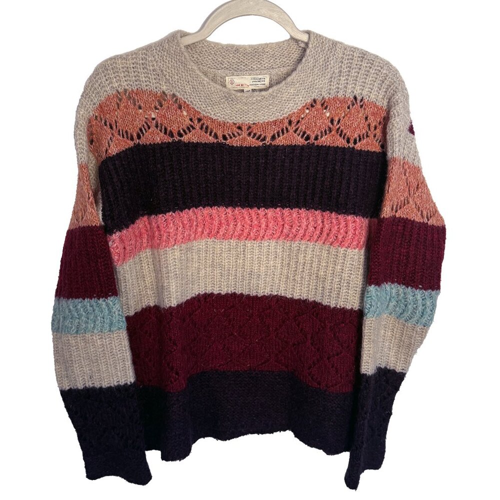 Odd Molly Striped Multicolor Knit Sweater Size 0/XS